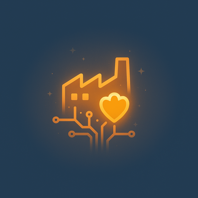 Manufacturing design efficiency illustration